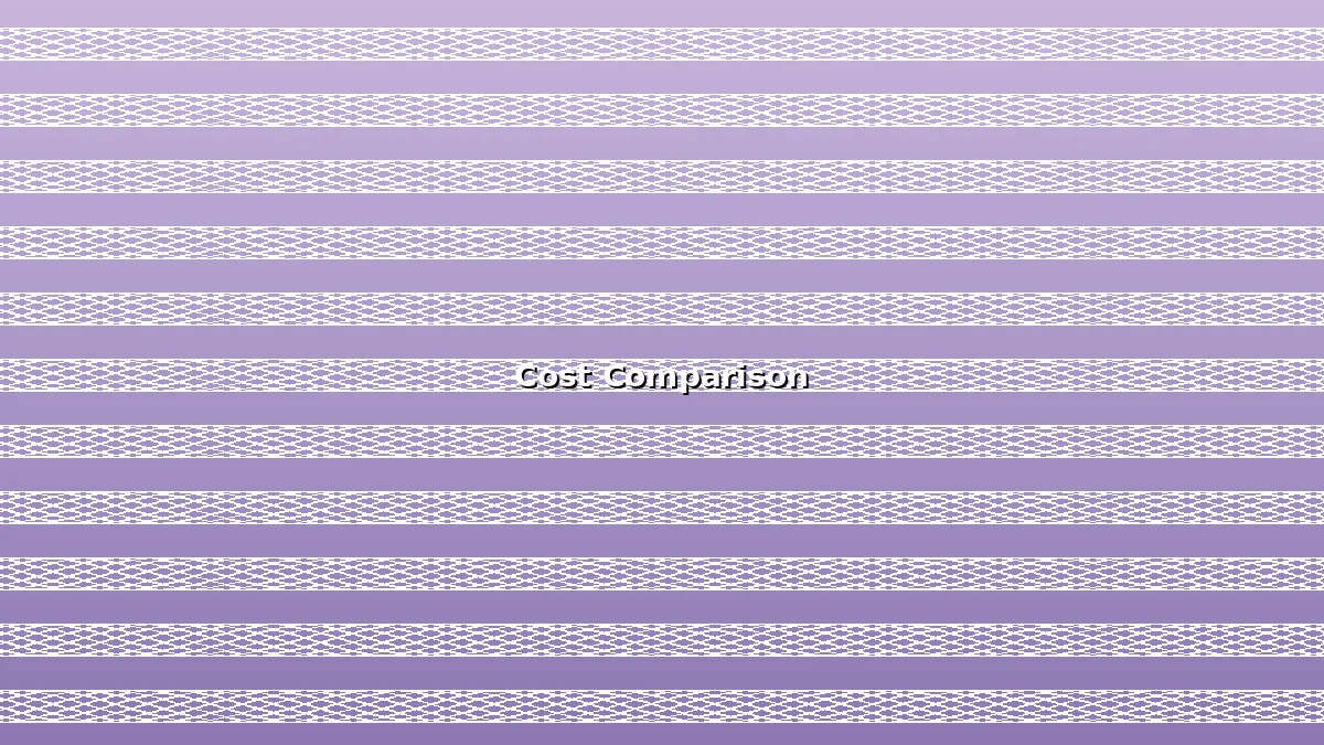 Side-by-side cost breakdown chart comparing cash advance app fees vs personal loan interest
