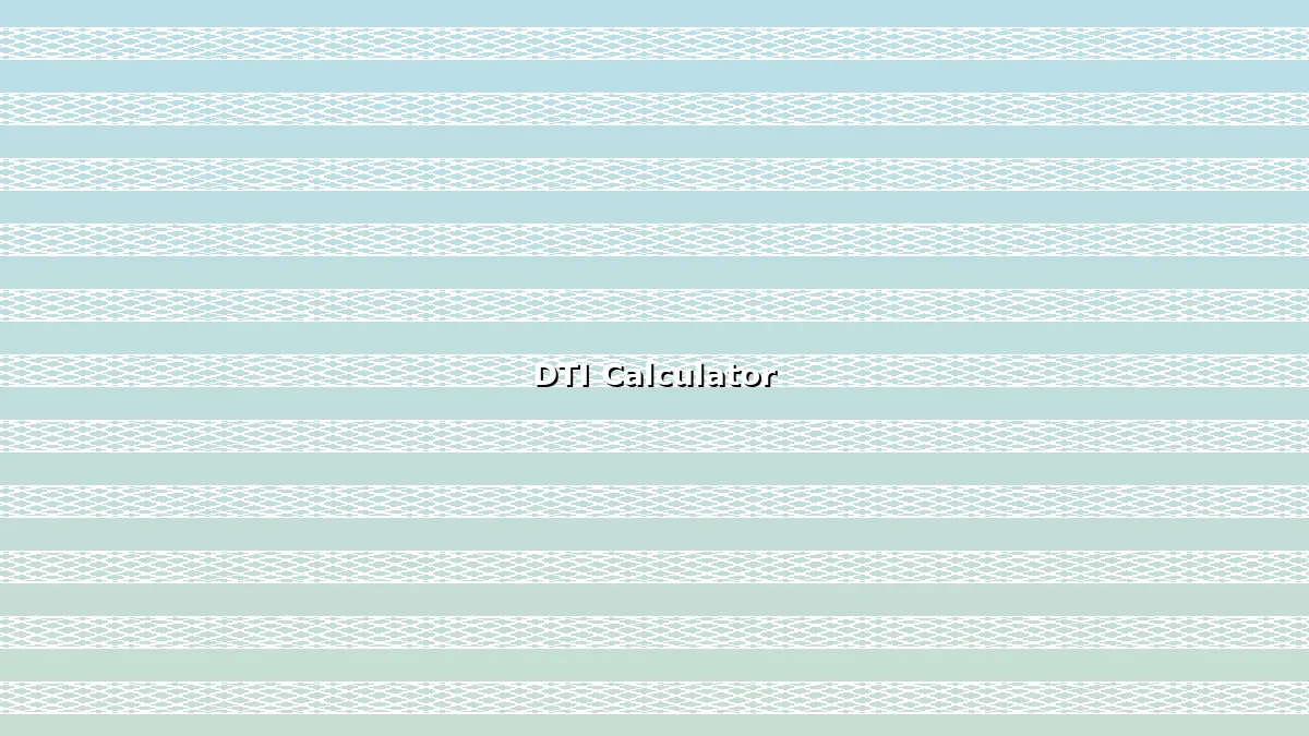 Diagram showing debt-to-income ratio calculation with income and expense examples
