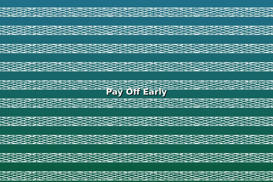 Calendar and loan statement showing early payoff planning