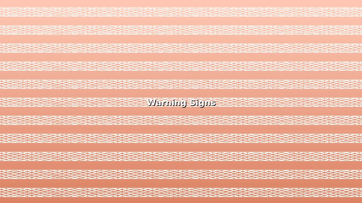 Red flag warning symbols next to fake loan offer advertisement