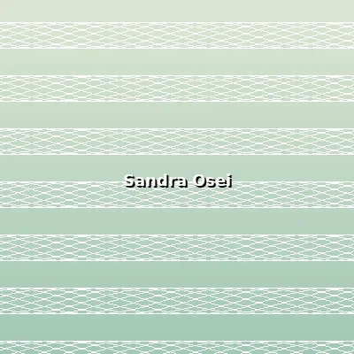 Sandra Osei, Data Analyst at Vola Finance